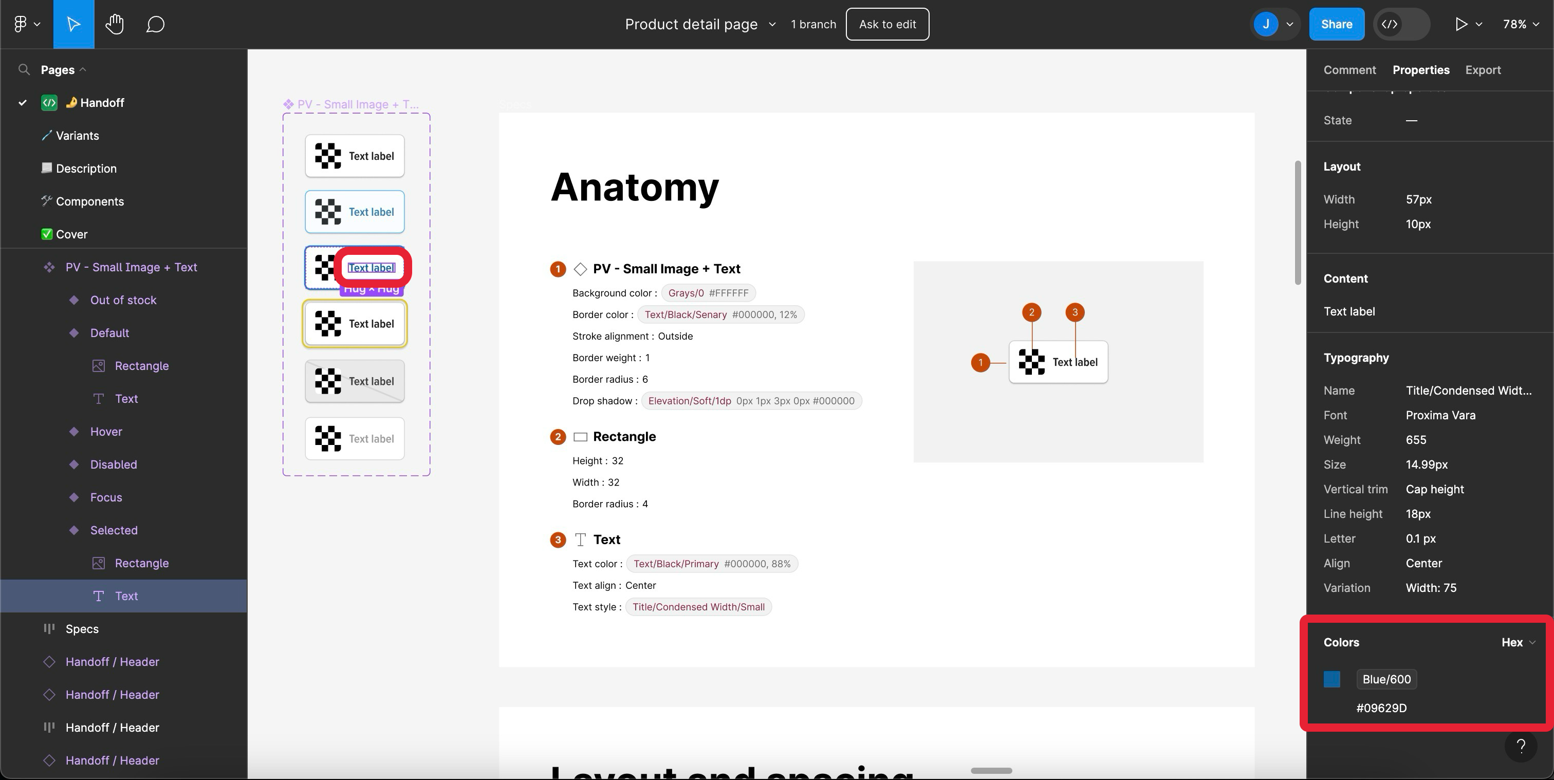 How to inspect the color in Figma