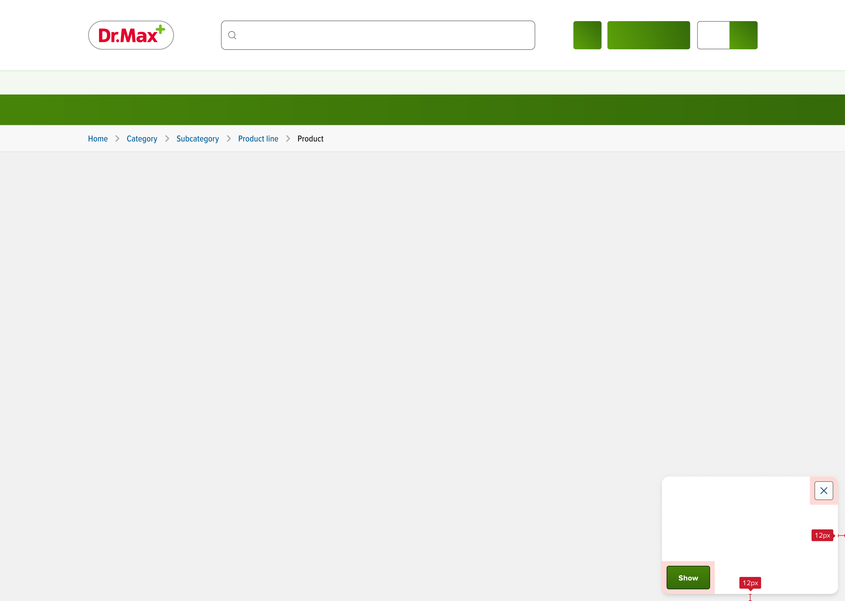 Desktop web layer positioned in the bottom-right corner
